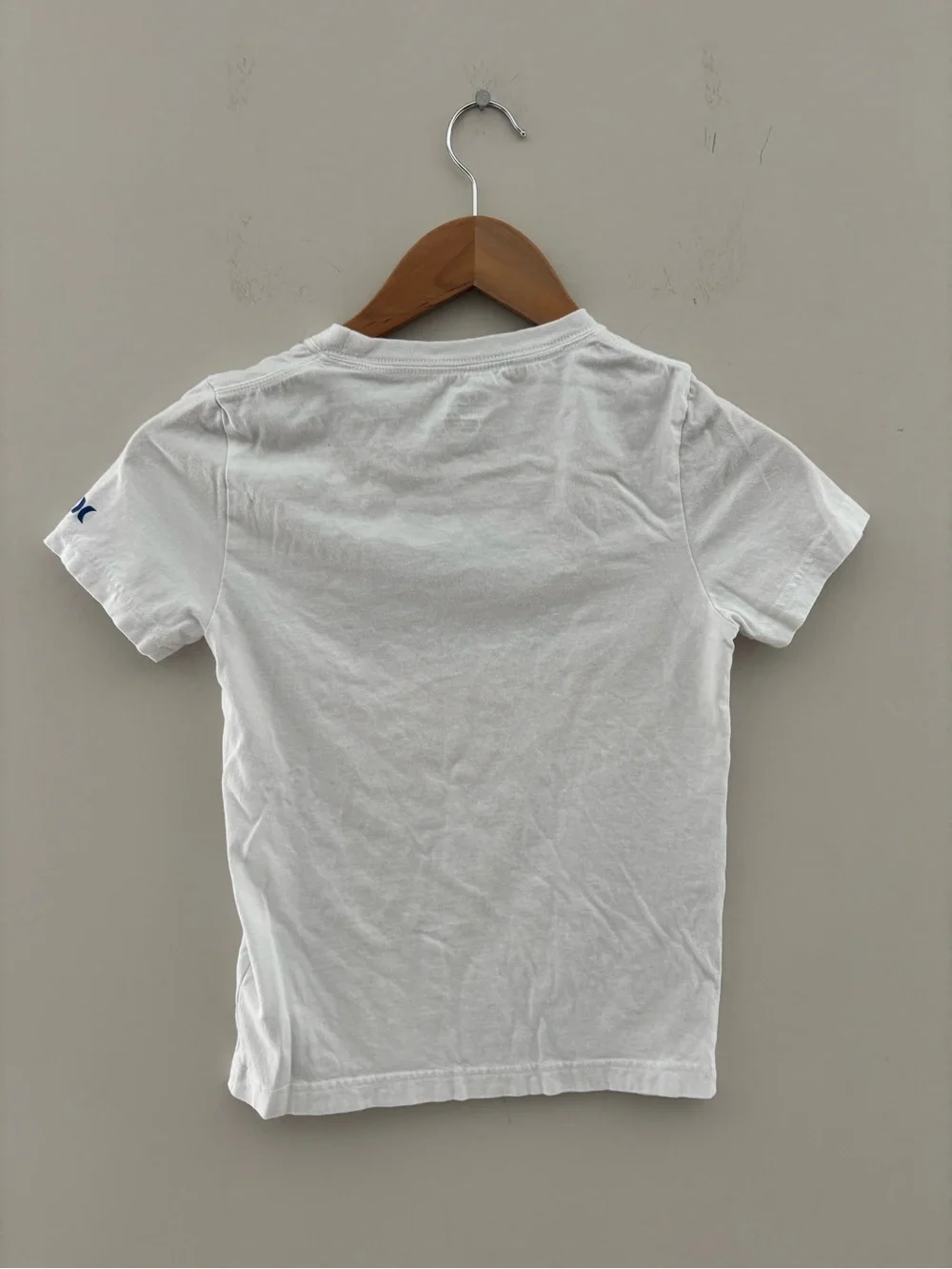 Hurley Freedom for All Patriotic Graphic T-Shirt Boys Small White USA Flag Tee